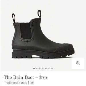 Black Everlane Rain Boot